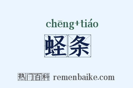 蛏条是什么意思的图片